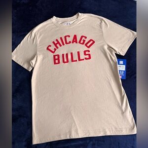 NBA Chicago Bulls Tan Short Sleeve Tee
